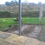 Before Tiered garden Devon