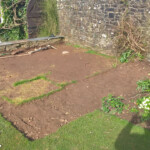 Before patio in clovelly